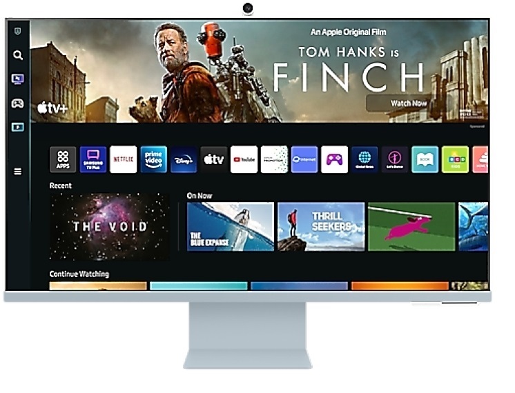 Samsung 32" M8 S32BM80BUU 4K UHD VA USB/Bluetooth/WiFi kék SMART monitor távirányítóval