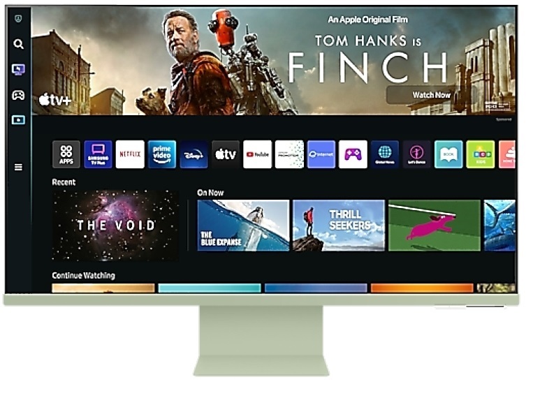 Samsung 32" M8 S32BM80GUU 4K UHD VA USB/Bluetooth/WiFi zöld SMART monitor távirányítóval