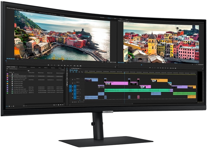 Samsung 34" S34A650UXU UWQHD VA 100Hz DP/HDMI ívelt kijelzős monitor