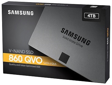 Samsung 4000GB SATA3 2,5" 860 QVO (MZ-76Q4T0BW) SSD