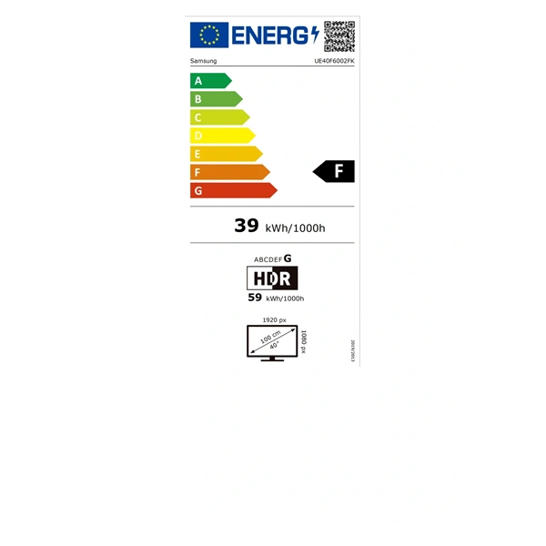 Samsung 40" UE40F6002FKXXH Full HD Smart LED TV (Újszerű)