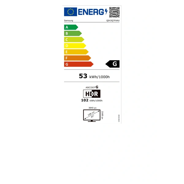 Samsung 43" QE43Q7FAAUXXH 4K UHD Smart QLED TV (Újszerű)