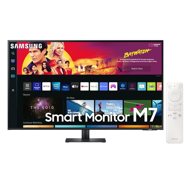 Samsung 43" M7 S43BM700UU 4K UHD VA HDMI/USB/Bluetooth/WiFi fekete smart monitor távirányítóval