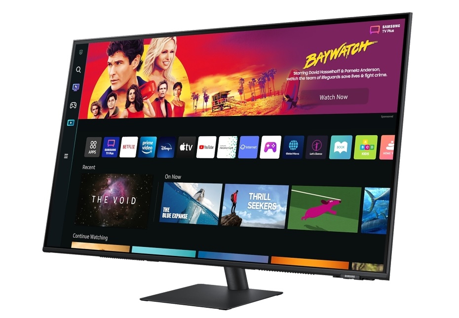 Samsung 43" M7 S43BM700UU 4K UHD VA HDMI/USB/Bluetooth/WiFi fekete smart monitor távirányítóval