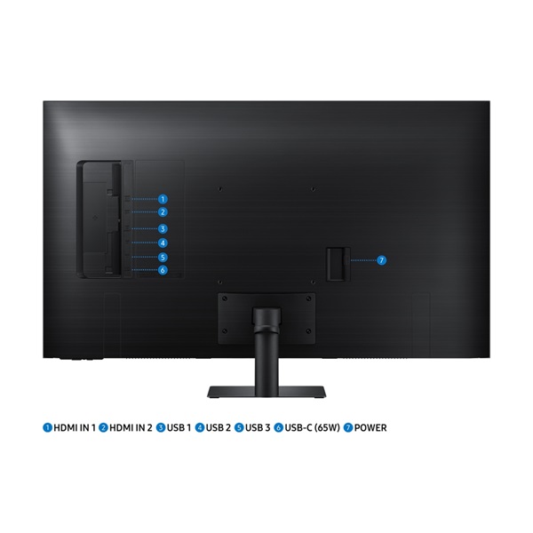 Samsung 43" M7 S43BM700UU 4K UHD VA HDMI/USB/Bluetooth/WiFi fekete smart monitor távirányítóval