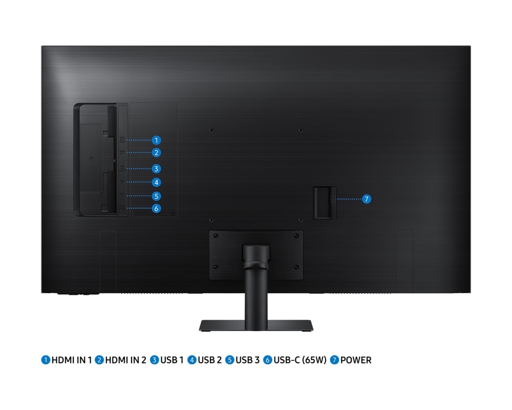 Samsung 43" M7 S43BM700UU 4K UHD VA HDMI/USB/Bluetooth/WiFi fekete smart monitor távirányítóval