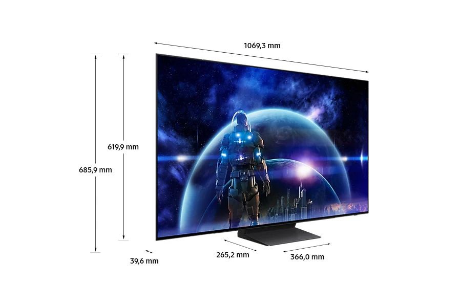 Samsung 48" QE48S90DAEXXH 4K UHD Smart OLED TV (Újracsomagolt)