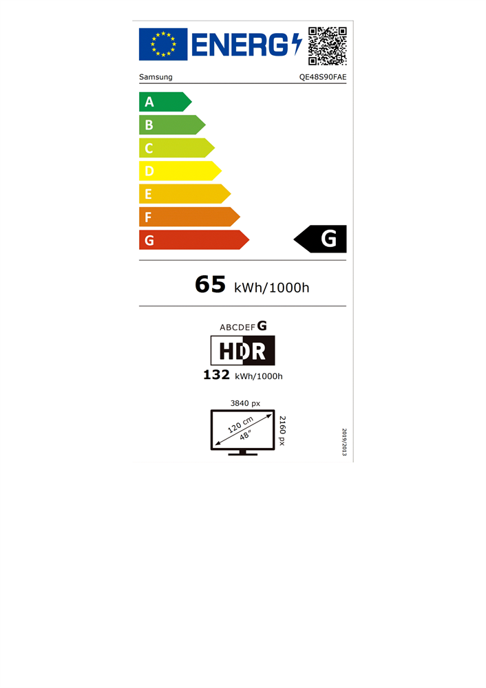 Samsung 48" QE48S90FAEXXH 4K UHD Smart OLED TV (Újracsomagolt)