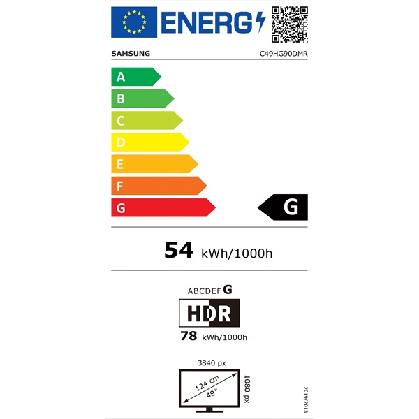 Samsung 49" C49HG90DMR DFHD VA 144Hz HDMI/DP/USB fekete ívelt QLED gamer monitor