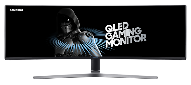 Samsung 49" C49HG90DMR DFHD VA 144Hz HDMI/DP/USB fekete ívelt QLED gamer monitor