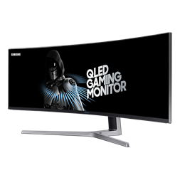 Samsung 49" C49HG90DMR DFHD VA 144Hz HDMI/DP/USB fekete ívelt QLED gamer monitor