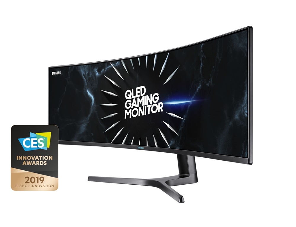 Samsung 49" C49RG90SSR Dual QHD VA 120Hz HDMI/DP/USB kékes sötétszürke ívelt QLED gamer monitor