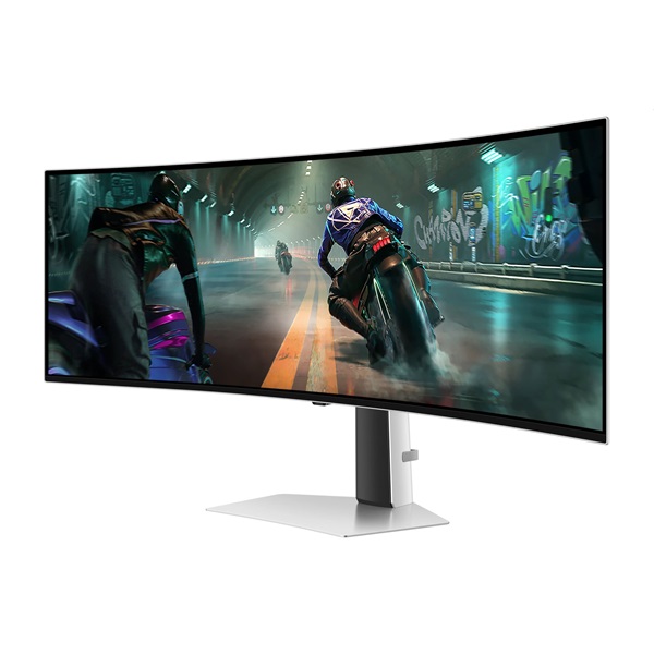 Samsung 49" LS49DG910SUXEN DQHD OLED 144Hz DP/HDMI/microHDMI/USB-C ívelt gamer monitor