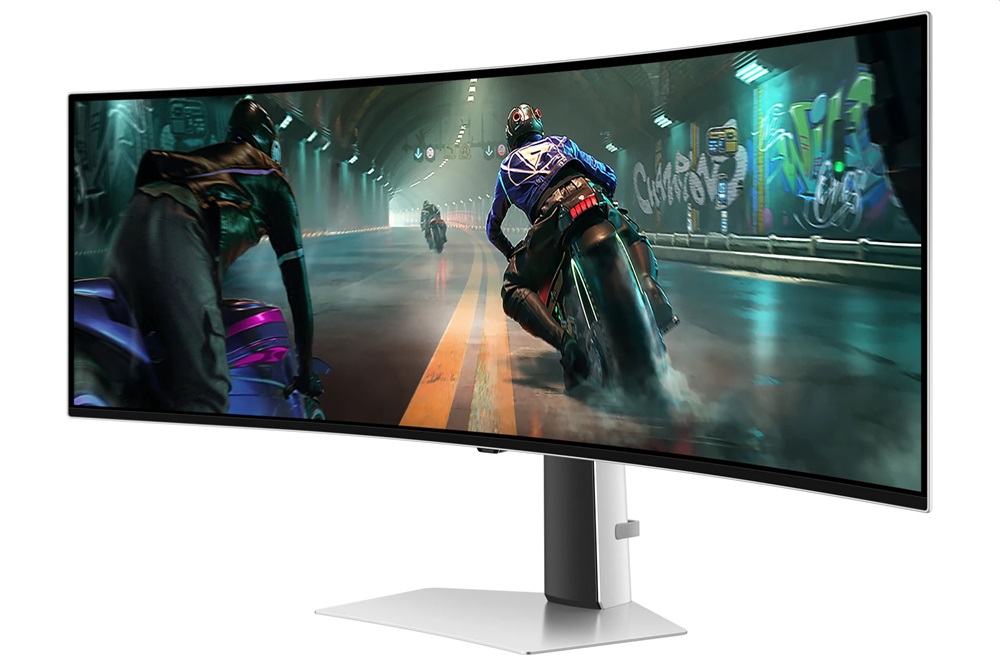 Samsung 49" LS49DG910SUXEN DQHD OLED 144Hz DP/HDMI/microHDMI/USB-C ívelt gamer monitor