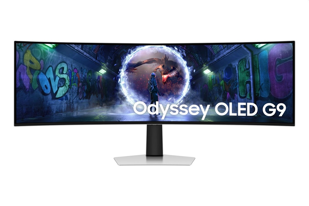 Samsung 49" LS49DG934SUXEN DQHD OLED 240Hz DP/HDMI/USB-C ívelt gamer monitor