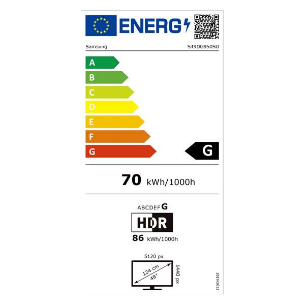 Samsung 49" LS49DG950SUXDU DQHD QD-OLED 240Hz ívelt gamer monitor