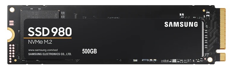 Samsung 500GB NVMe M.2 2280 980 (MZ-V8V500BW) SSD