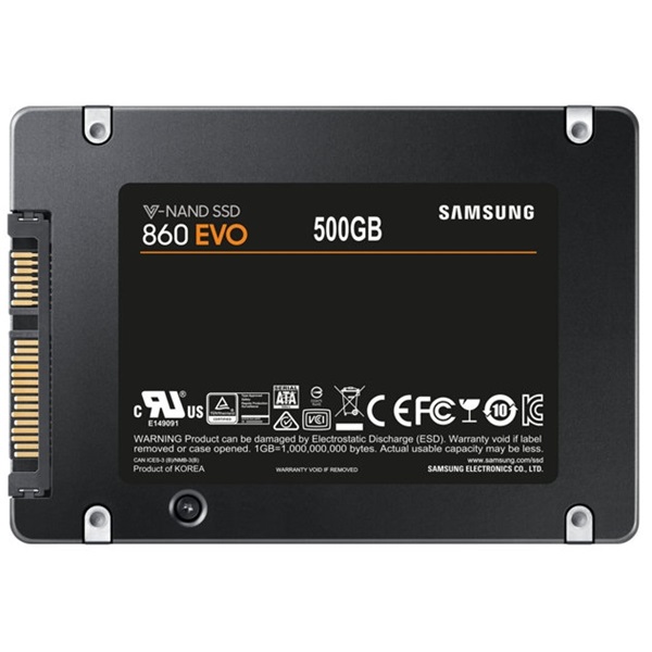 Samsung 500GB SATA3 2,5" 860 EVO Basic (MZ-76E500B/EU) SSD