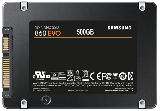 Samsung 500GB SATA3 2,5" 860 EVO Basic (MZ-76E500B/EU) SSD