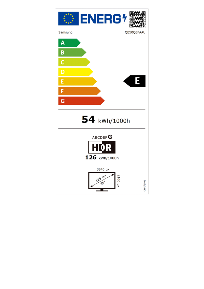 Samsung 50" QE50Q8FAAUXXH 4K UHD Smart QLED TV