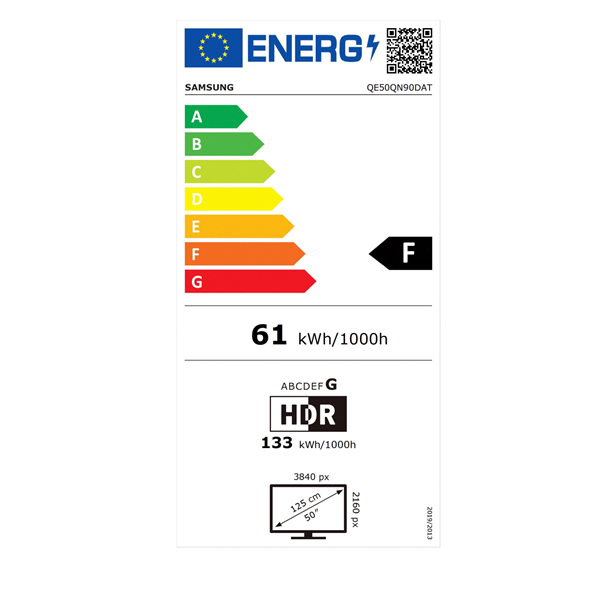 Samsung 50" QE50QN90DATXXH 4K UHD Smart Neo QLED Mini LED TV