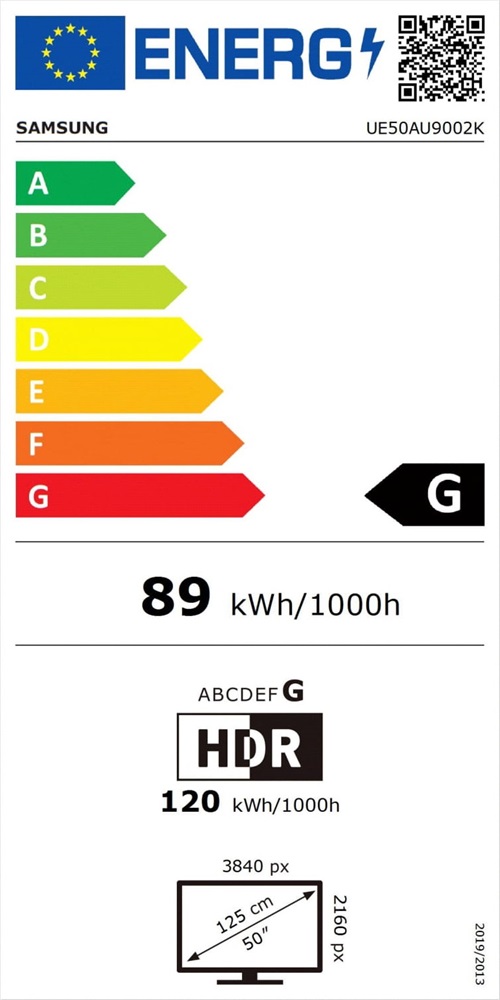 Samsung 50" UE50AU9002KXXH 4K UHD Smart LED TV