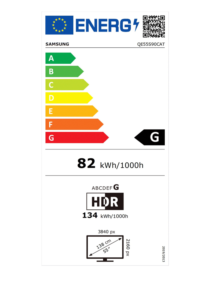 Samsung 55" QE55S90CATXXH 4K UHD Smart OLED TV