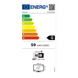 Samsung 57" G95NC 7680x2160 VA 240Hz VA HDMI/DP/USB ívelt gamer monitor