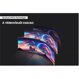 Samsung 57" G95NC 7680x2160 VA 240Hz VA HDMI/DP/USB ívelt gamer monitor