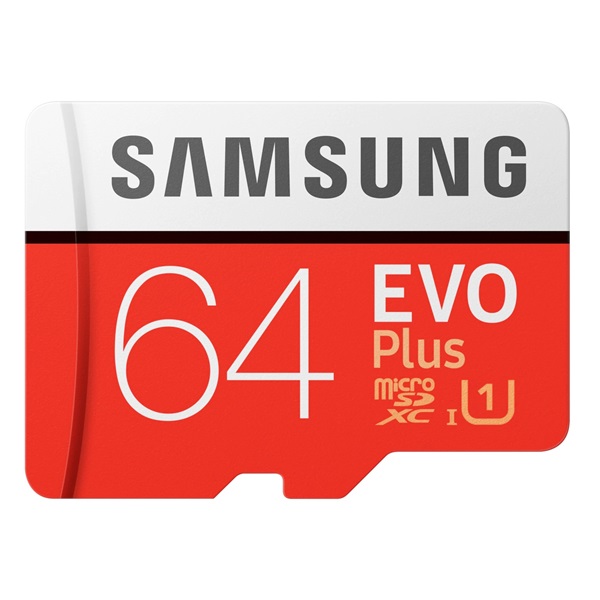 Samsung 64GB SD micro EVO Plus (SDXC Class10) (MB-MC64HA/EU) memóriakártya adapterrel