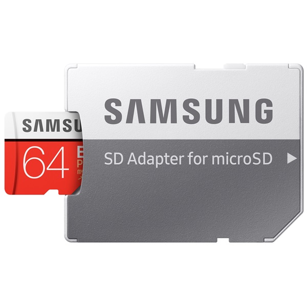 Samsung 64GB SD micro EVO Plus (SDXC Class10) (MB-MC64HA/EU) memóriakártya adapterrel