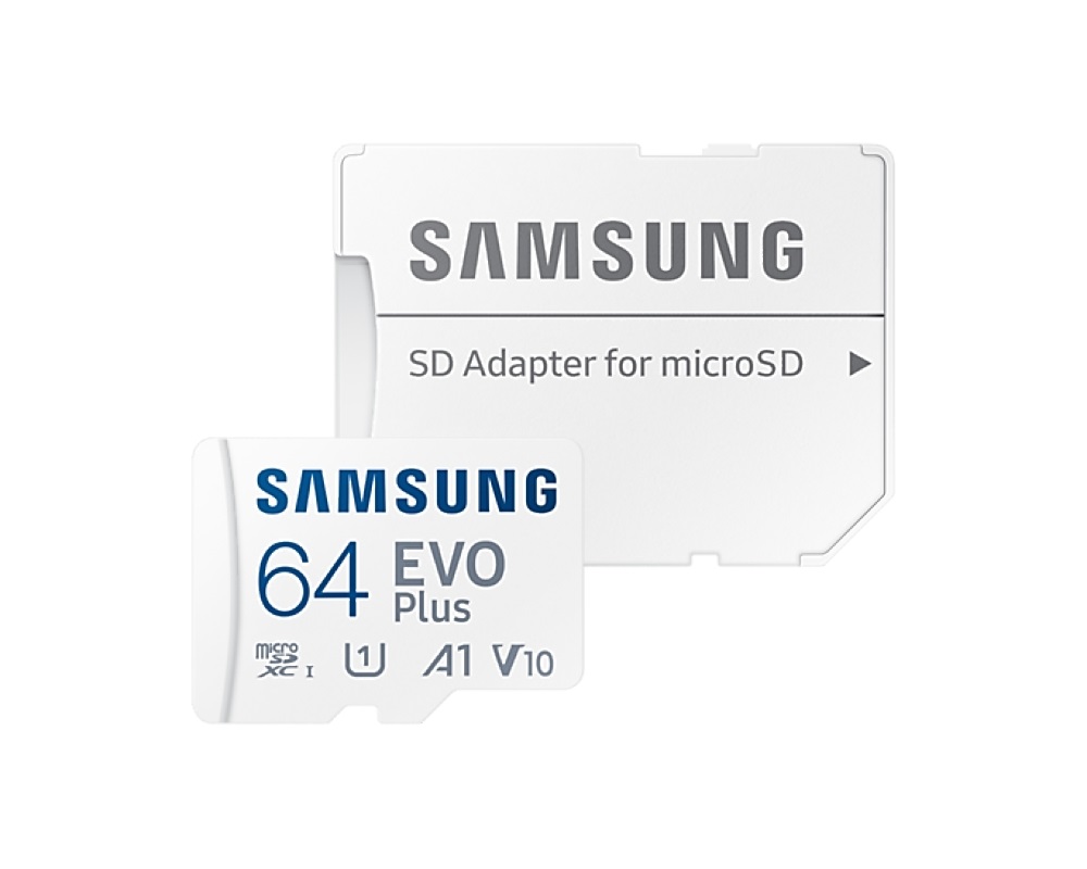 Samsung 64GB SD micro EVO Plus (SDXC Class10) (MB-MC64KA/EU) memóriakártya adapterrel