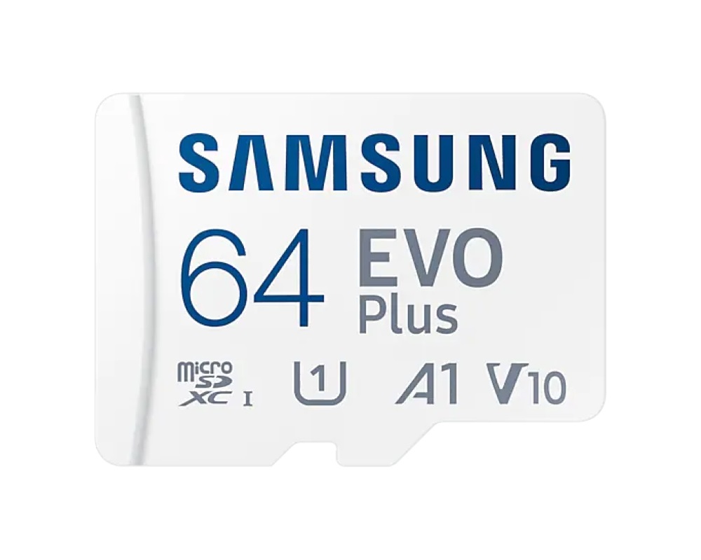 Samsung 64GB SD micro EVO Plus (SDXC Class10) (MB-MC64KA/EU) memóriakártya adapterrel