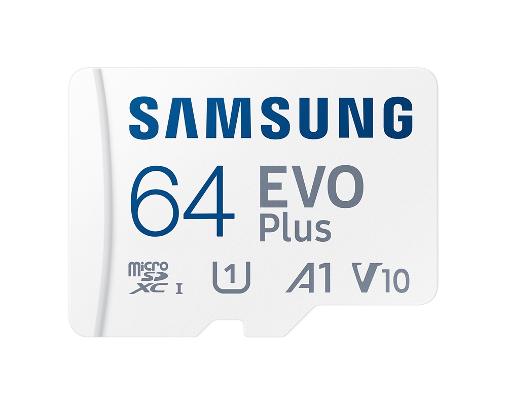 Samsung 64GB SD micro EVO Plus (SDXC Class10 UHS-I) (MB-MC64SA/EU) memóriakártya adapterrel