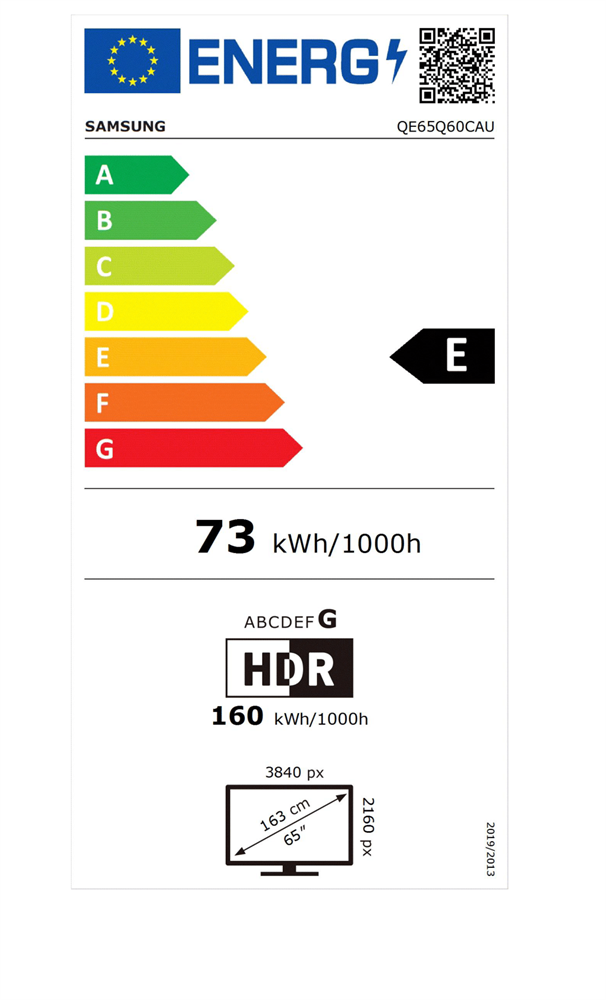 Samsung 65" QE65Q60CAUXXH 4K UHD Smart QLED TV