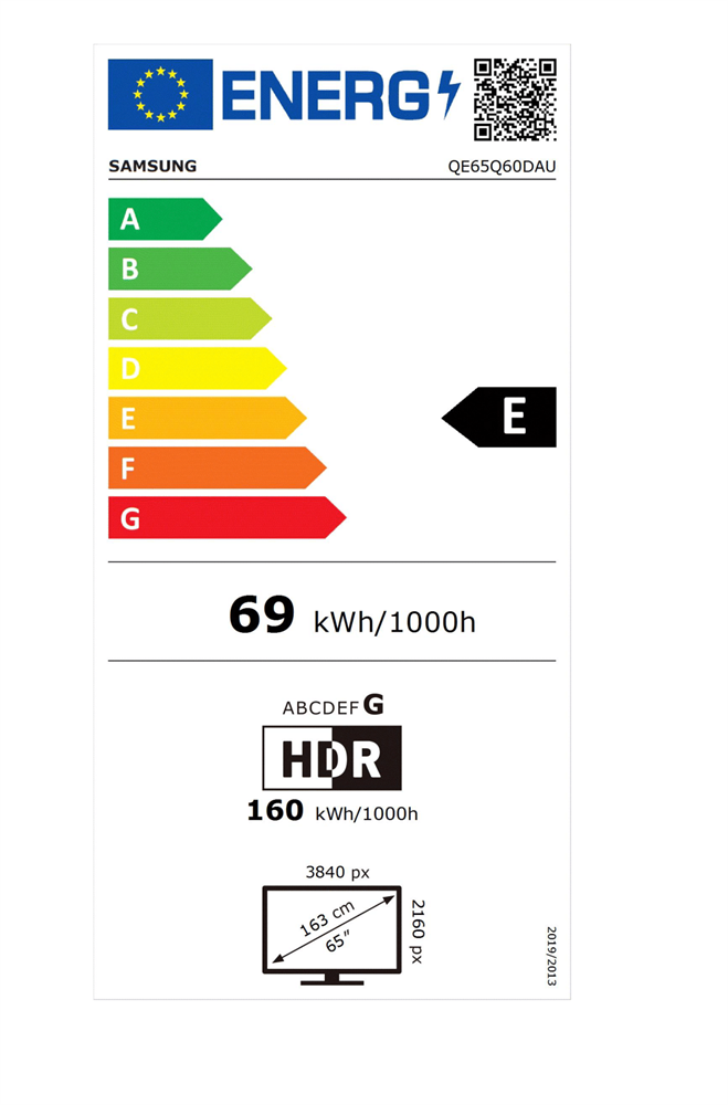 Samsung 65" QE65Q60DAUXXH 4K UHD Smart QLED TV (Újracsomagolt)