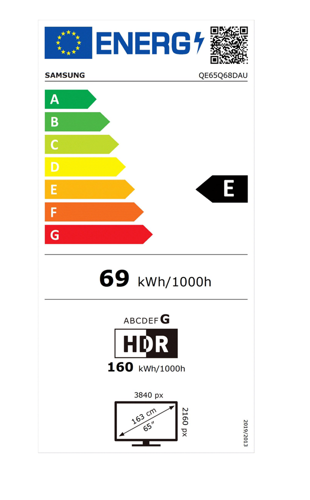 Samsung 65" QE65Q68DAUXXH 4K UHD Smart QLED TV