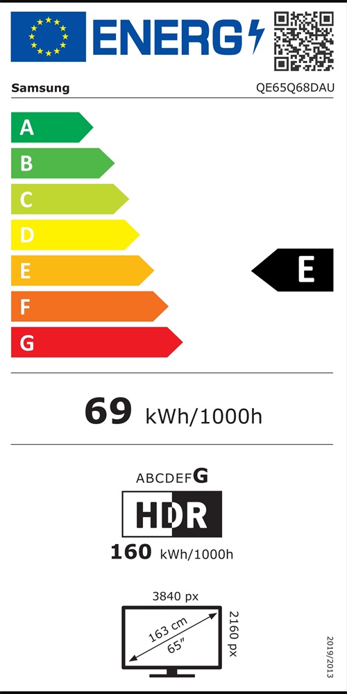 Samsung 65" QE65Q68DAUXXH 4K UHD Smart QLED TV