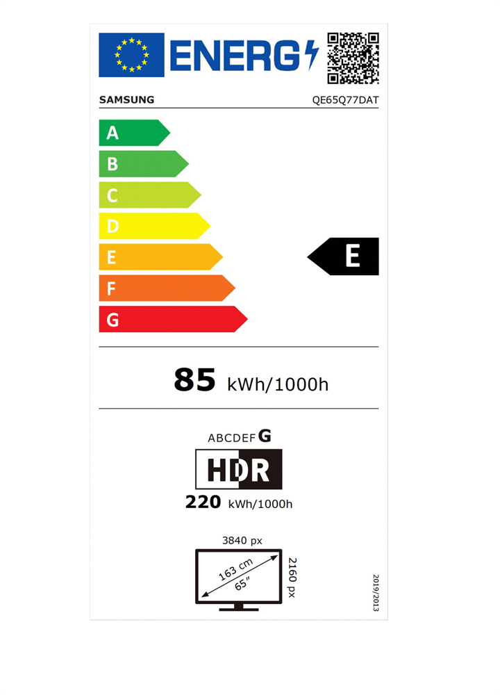 Samsung 65" QE65Q77DATXXH 4K UHD Smart QLED TV
