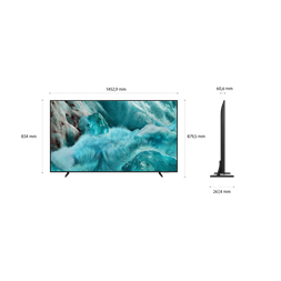 Samsung 65" QE65Q7FAAUXXH 4K UHD Smart QLED TV, 165 cm