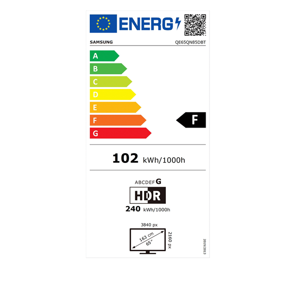 Samsung 65" QE65QN85DBTXXH 4K UHD Smart Neo QLED Mini LED TV