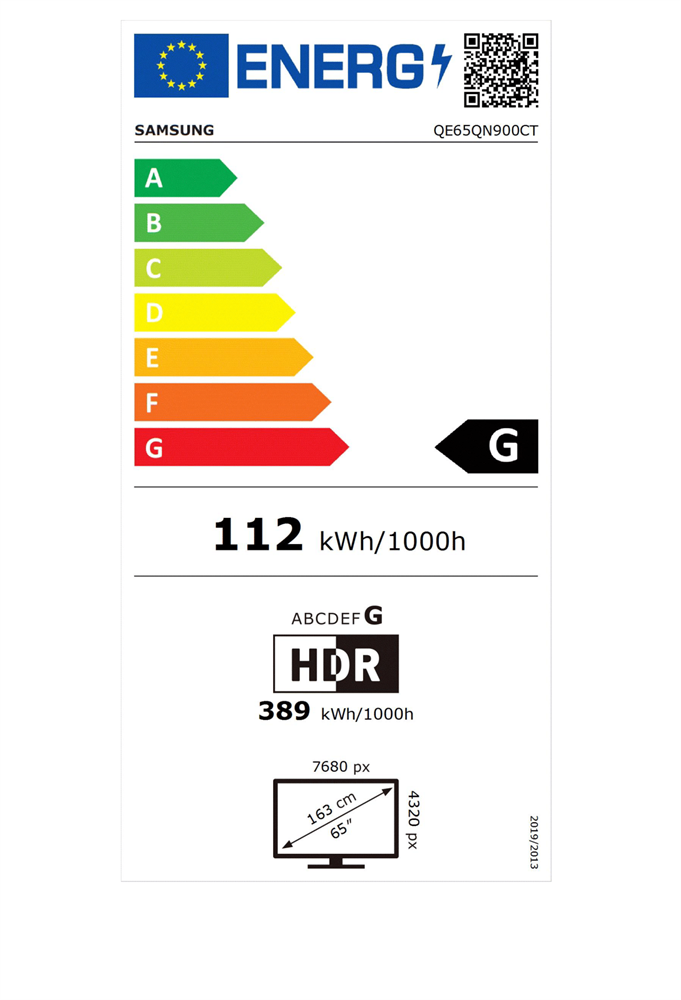 Samsung 65" QE65QN900CTXXH 8K UHD Smart Neo QLED Mini LED TV