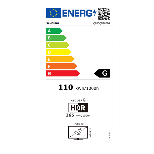 Samsung 65" QE65QN900DTXXH 8K UHD Smart Neo QLED Mini LED TV