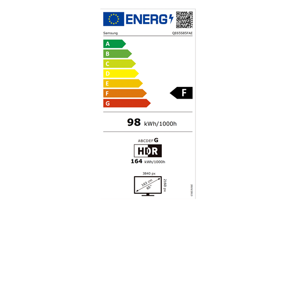 Samsung 65" QE65S85FAEXXH 4K UHD Smart OLED TV (Újracsomagolt)