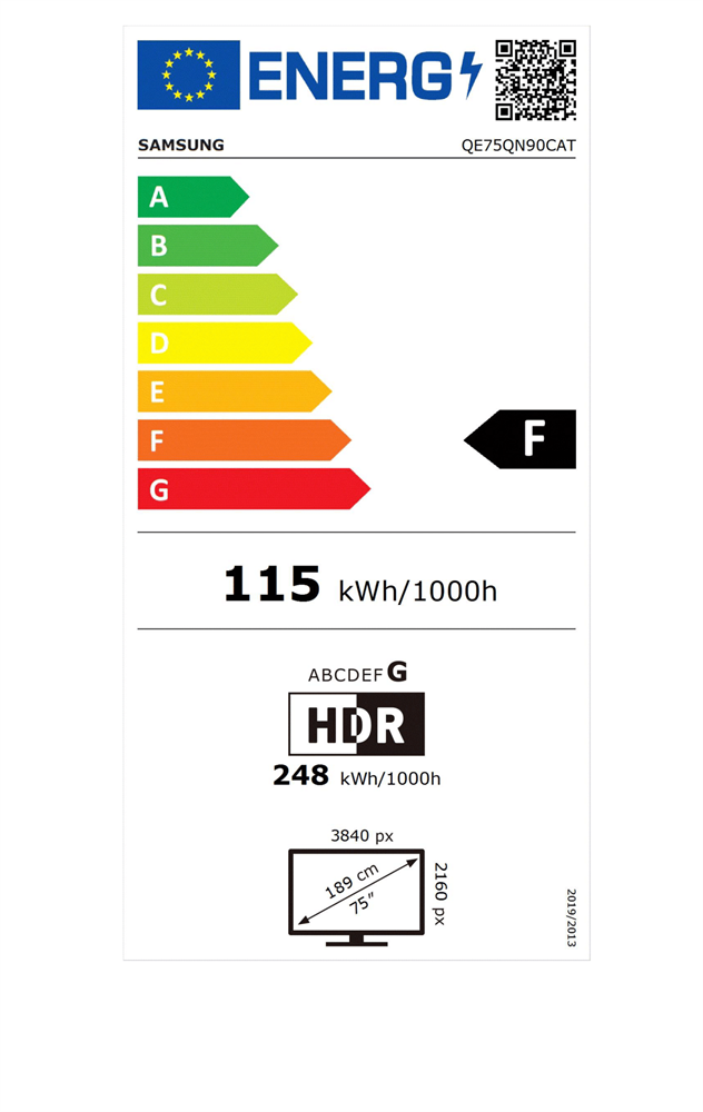 Samsung 75" QE75QN90CATXXH 4K UHD Smart Neo QLED Mini LED TV