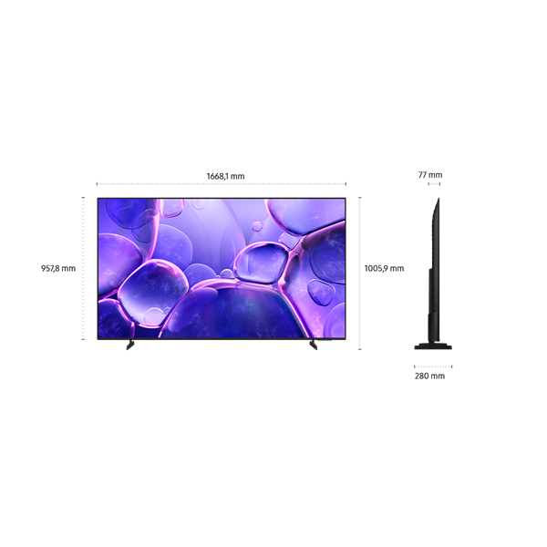 Samsung 75" UE75U8072FUXXH 4K UHD Smart LED TV