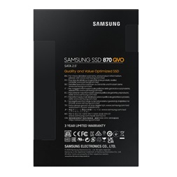 Samsung 8000GB SATA3 2,5" 870 QVO (MZ-77Q8T0BW) SSD