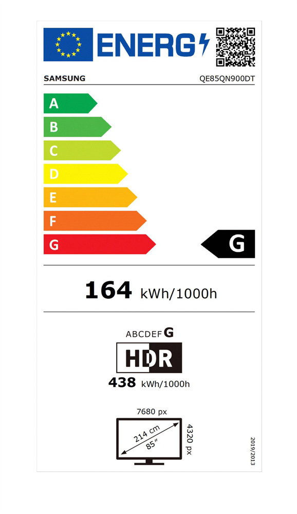 Samsung 85" QE85QN900DTXXH 8K UHD Smart Neo QLED Mini LED TV (Újracsomagolt)