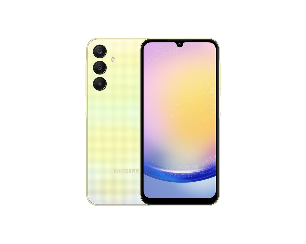 Samsung A256B Galaxy A25 6,5" 5G 6/128GB DualSIM sárga okostelefon (Újszerű)