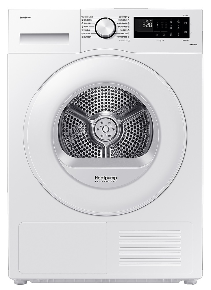 Samsung DV80CGC2B0TELE fehér, 8 kg, hőszivattyús, szárítógép